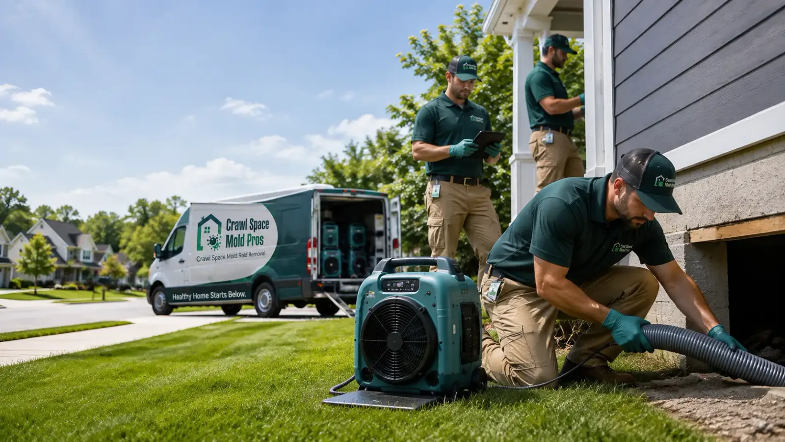 Crawl Space Mold Removal in Sturbridge, MA